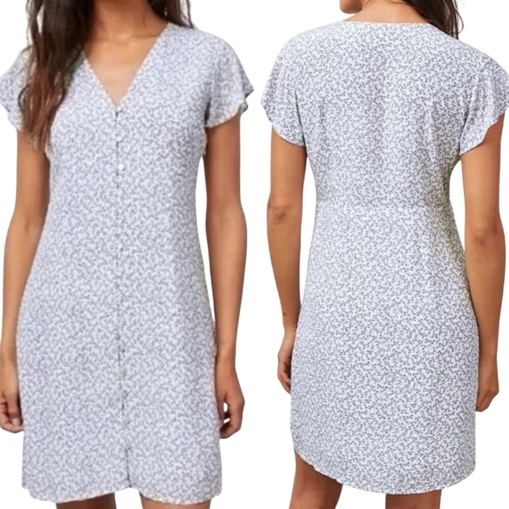 Rails Prairie Dress Helena Floral Flutter Sleeve